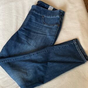 Chico’s Pull On Jegging - Dark Wash Blue Jeans Size 3 (16R)